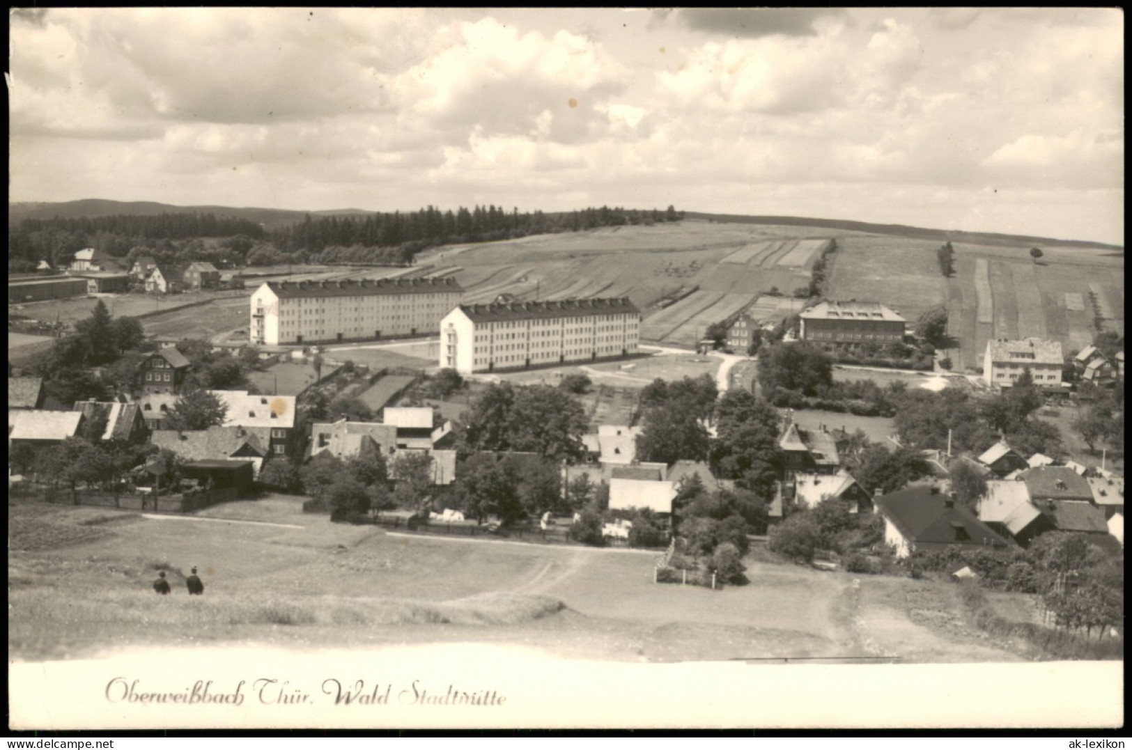 Ansichtskarte Oberweißbach Panorama-Ansicht 1966 - Oberweissbach