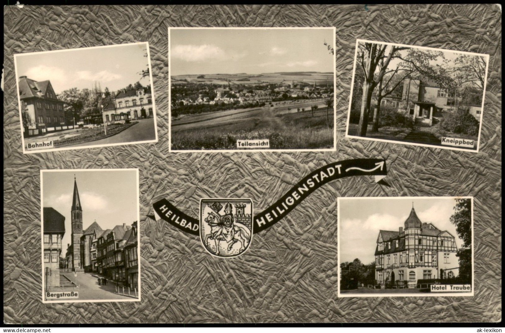 Heiligenstadt DDR Mehrbild-AK Mit Bahnhof, Bergstraße, Hotel Traube Uvm. 1965 - Heiligenstadt