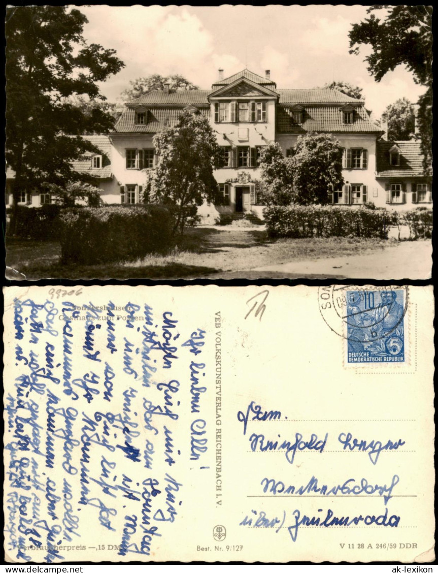 Ansichtskarte Sondershausen Gasthaus Zum Possen 1959 - Sondershausen