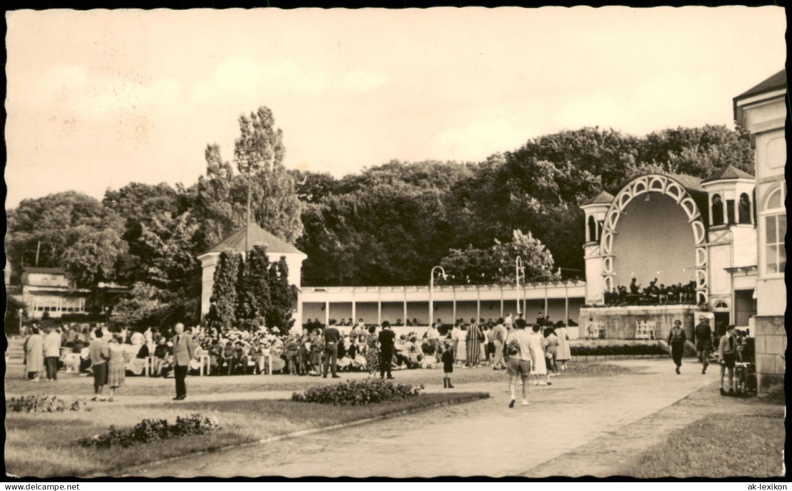Ansichtskarte Göhren (Rügen) Konzertplatz Zur DDR-Zeit 1959 - Goehren