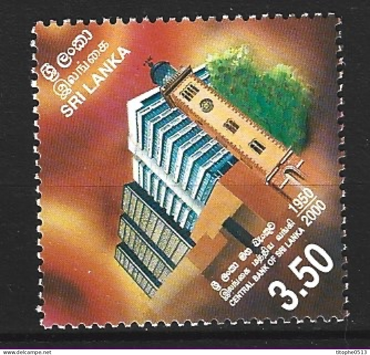 SRI LANKA. N°1245 De 2000. Banque. - Sri Lanka (Ceylon) (1948-...)