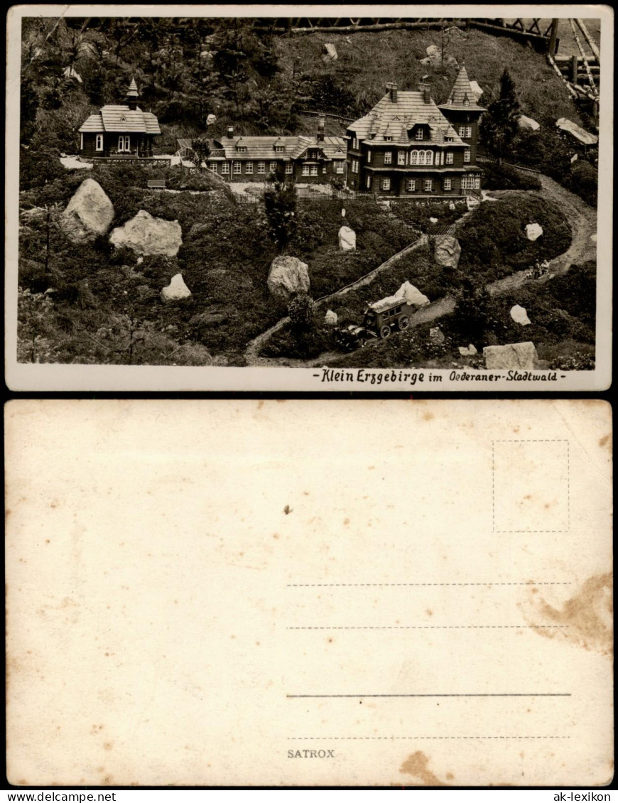 Oederan - Klein Erzgebirge Im Oederaner-Stadtwald - 1934 Privatfoto - Oederan