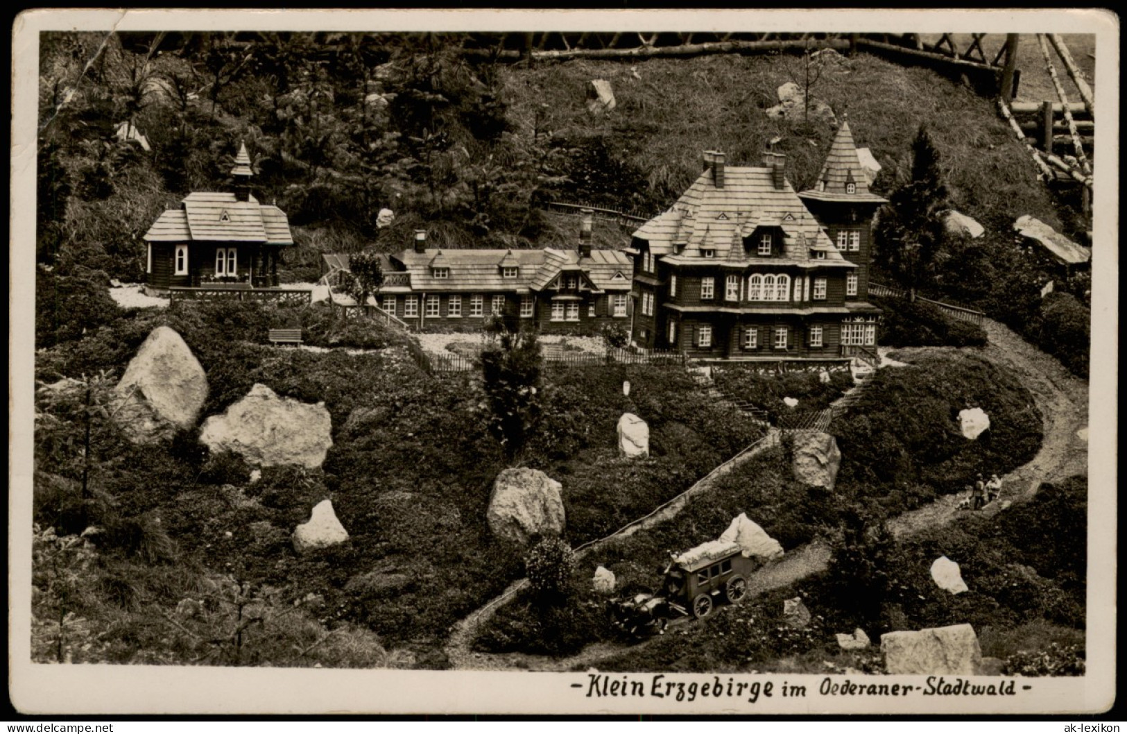 Oederan - Klein Erzgebirge Im Oederaner-Stadtwald - 1934 Privatfoto - Oederan