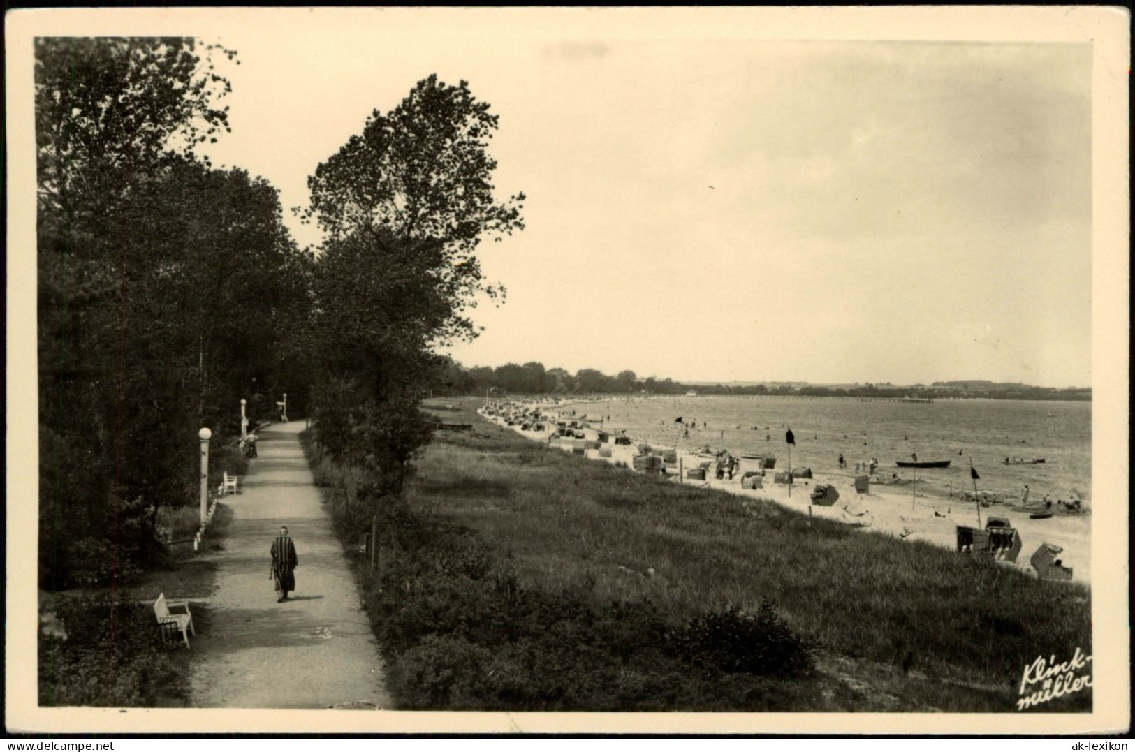 Ansichtskarte Boltenhagen Promenade Und Strand 1955 - Boltenhagen