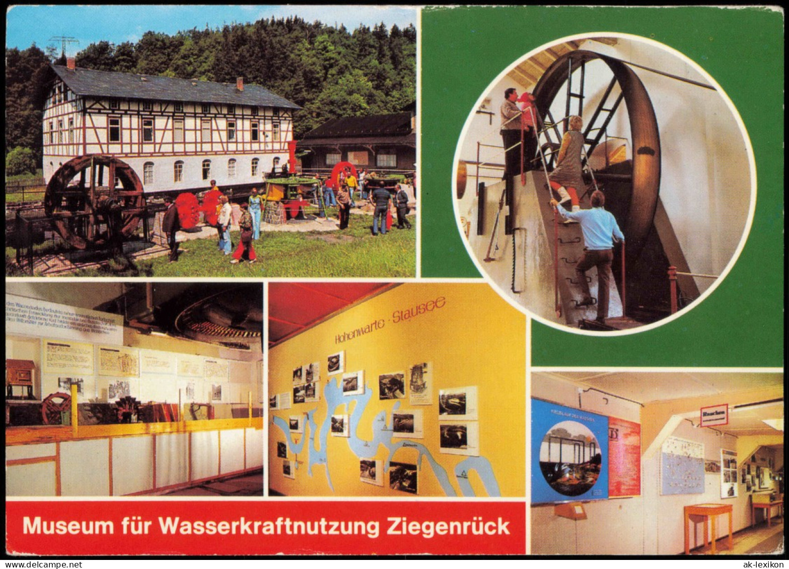 Ziegenrück Saale Museum Für Wasserkraftnutzung - Außen- Und Innenansicht 1985 - Ziegenrück
