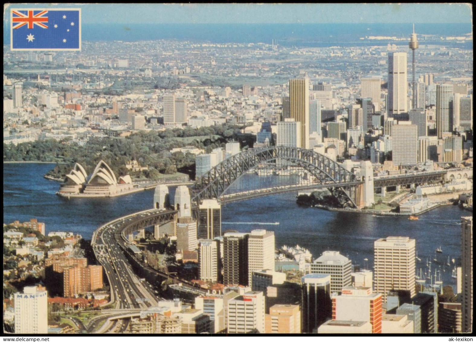 Sammelkarte Sydney Luftbild Und Wirtschaftsdaten 1985 - Sydney