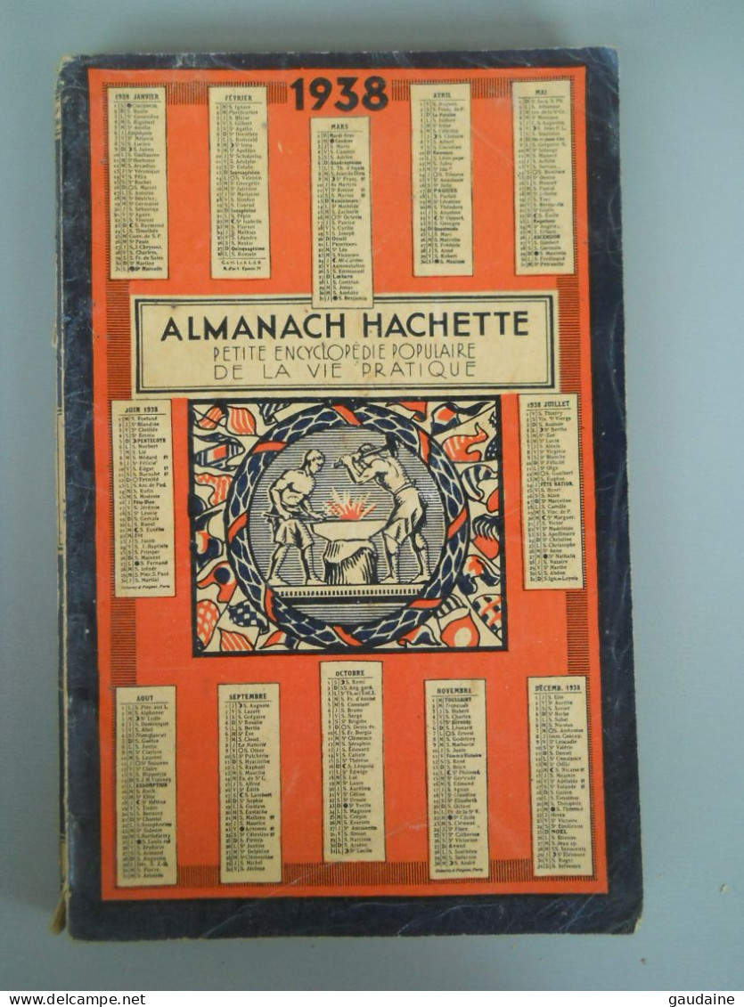 ALMANACH HACHETTE - 1938 - Petite Encyclopédie Populaire De La Vie Pratique - Enciclopedias