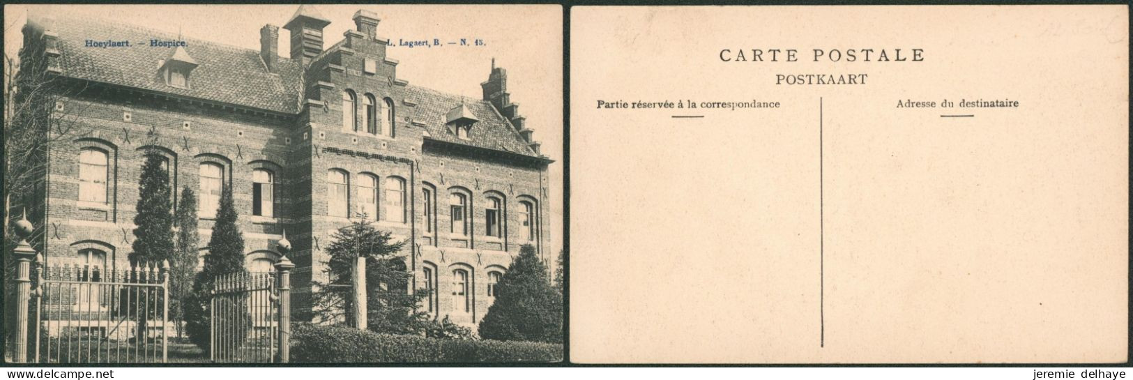 Carte Postale - Hoeylaert : Hospice (L. Lagaert N°15) - Hoeilaart