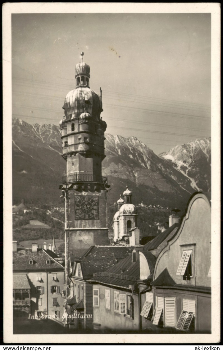 Ansichtskarte Innsbruck Partie Am Stadtturm 1942 - Innsbruck