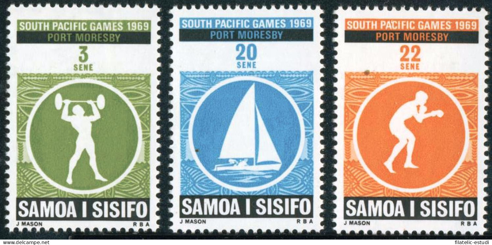 DEP3  Samoa 251/53 1969 MNH - Samoa