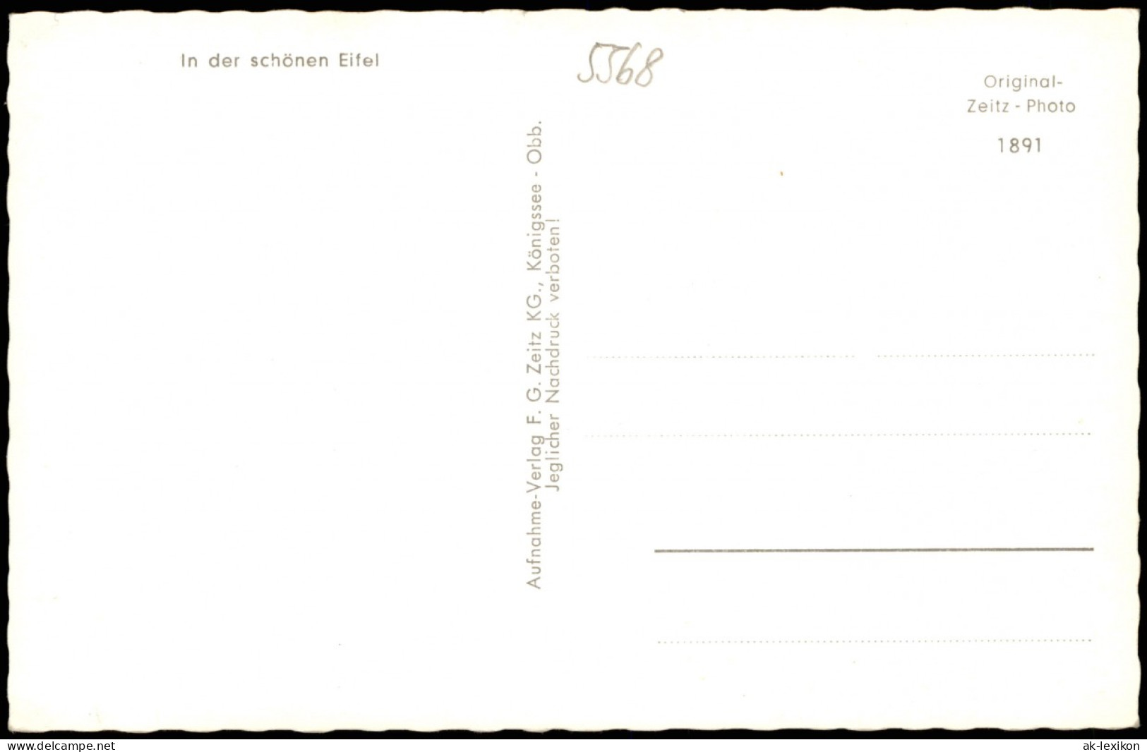 Ansichtskarte Daun Eifel WEINFELDER-MAAR In Der Schönen Eifel 1960 - Daun