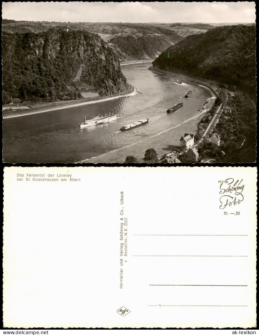 Sankt Goar Felsental D. Loreley Bei St. Goarshausen Am Rhein 1960 - St. Goar