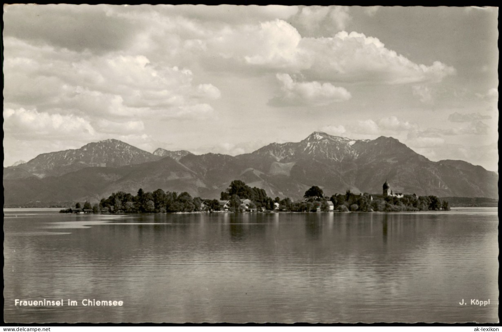 Chiemsee Fraueninsel Chiemsee 1960  Gelaufen Mit Stempel TÖRWANG über ROSENHEIM - Chiemgauer Alpen