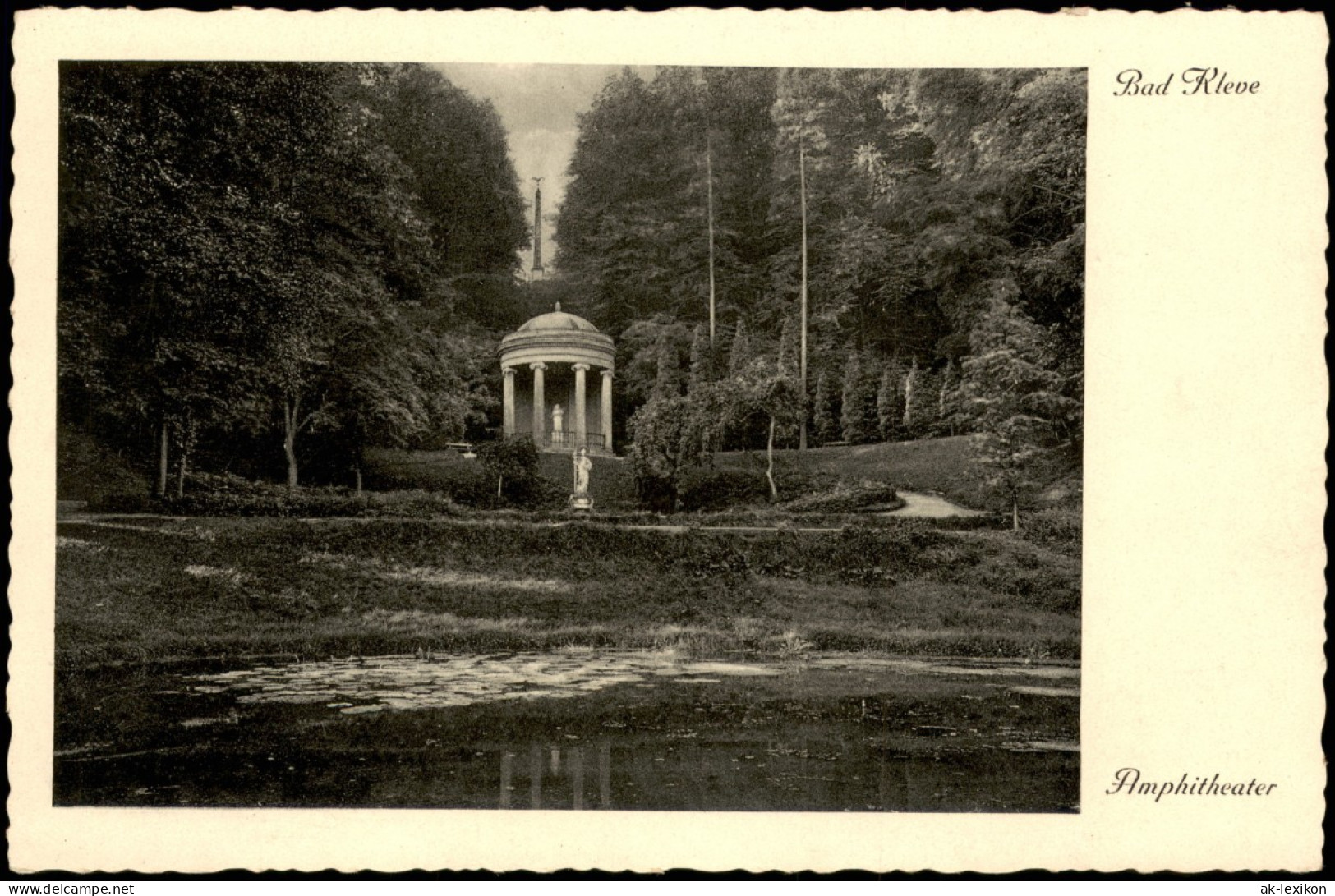 Ansichtskarte Kleve Amphitheater 1950 - Kleve