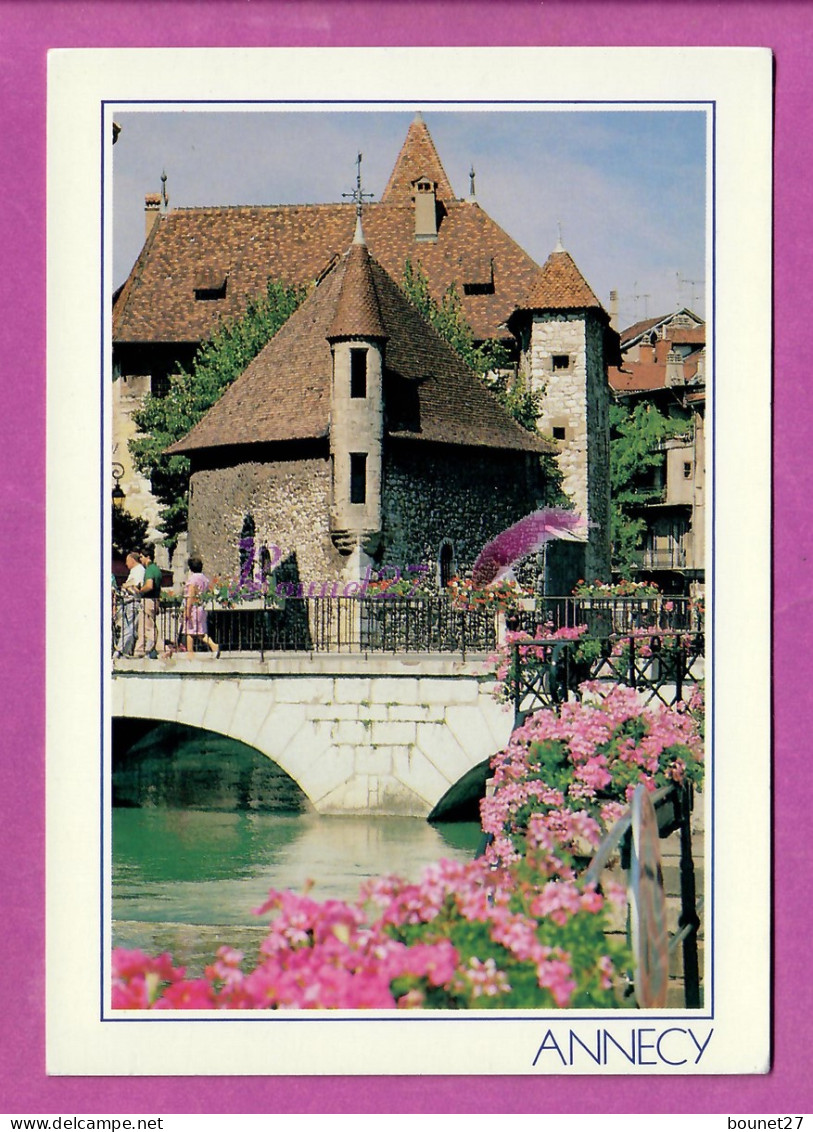 ANNECY 74 - La Vieille Ville Le Palais De L'Isle Le Pont Fleur  - Annecy-le-Vieux