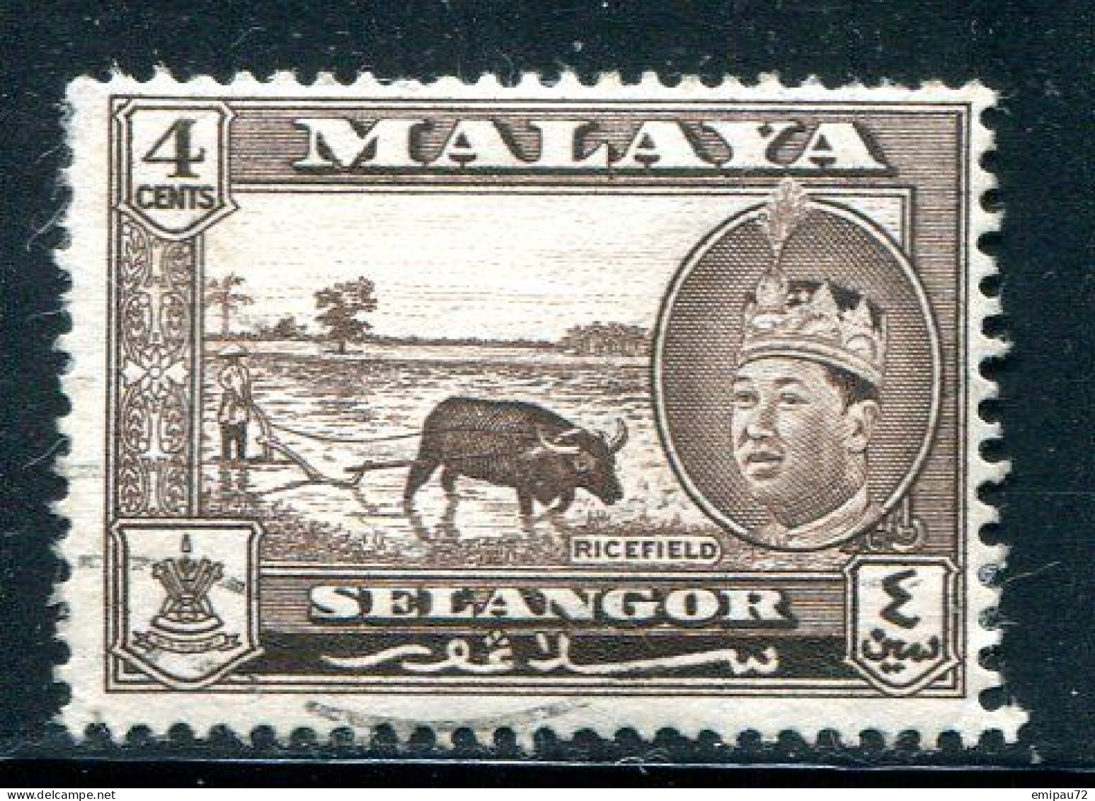 SELANGOR- Y&T N°81- Oblitéré - Selangor