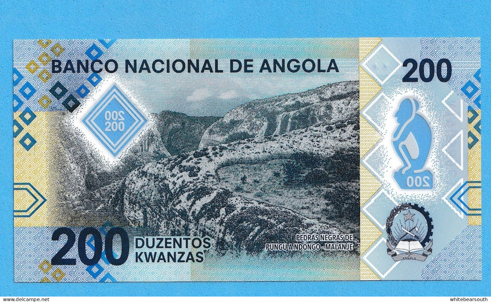 2020 AFRICA ANGOLA  BANK POLIMERO 200 KWANZAS POLYMER POLIMERO UNCIRCULATED - Other - Africa