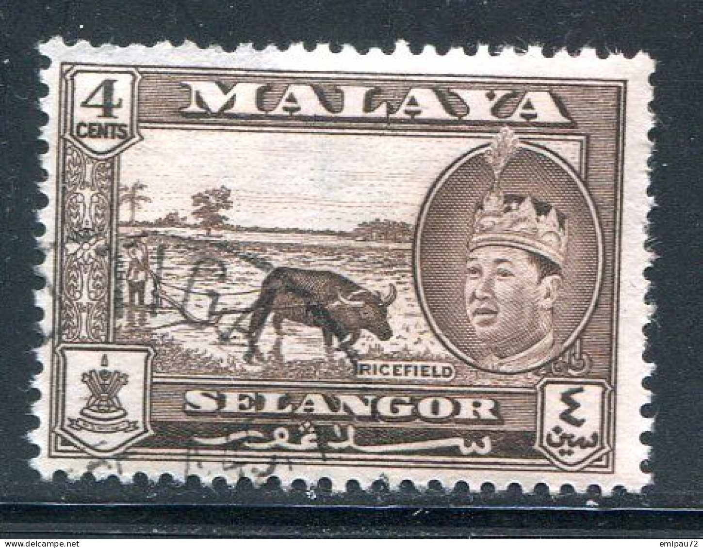 SELANGOR- Y&T N°81- Oblitéré - Selangor