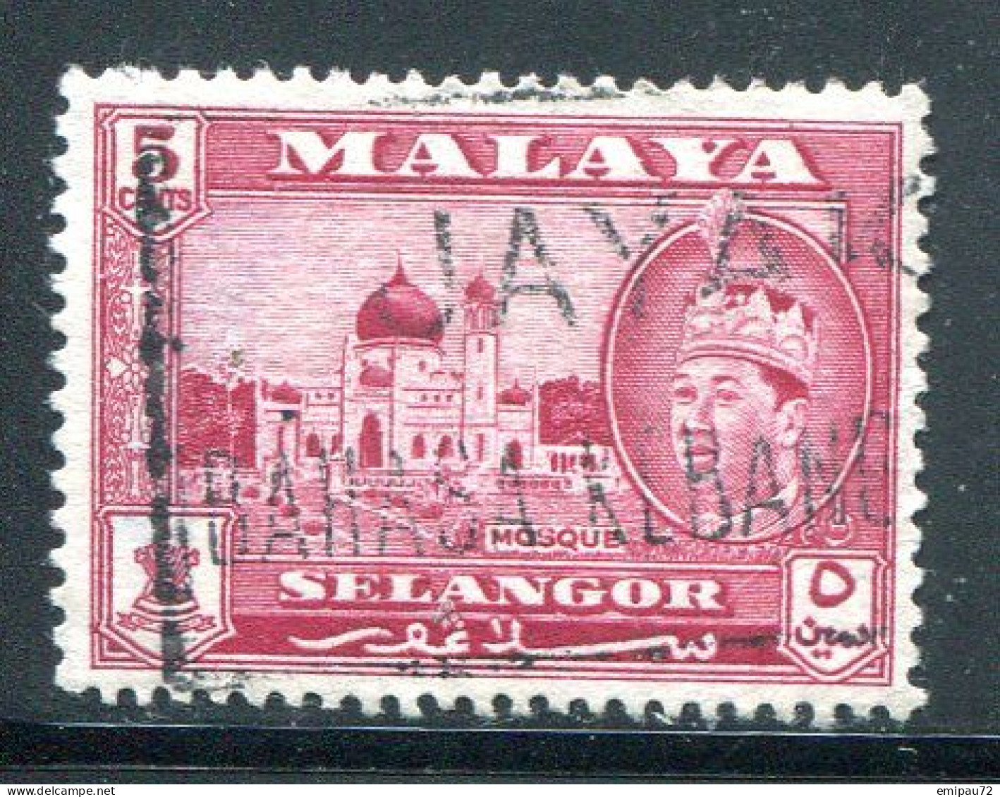 SELANGOR- Y&T N°82- Oblitéré - Selangor
