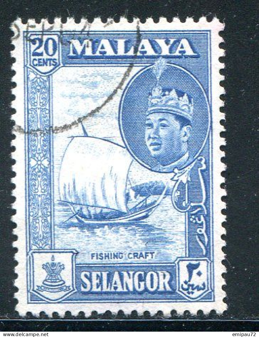 SELANGOR- Y&T N°85- Oblitéré - Selangor
