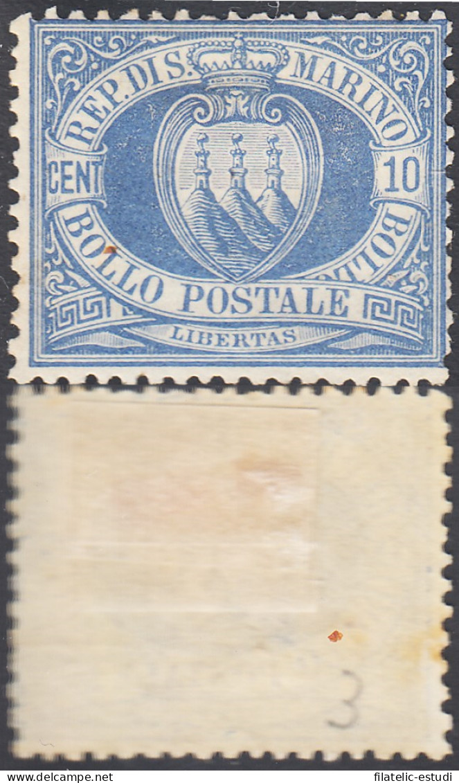 San Marino 3 1877/90 Torres Del Monte Titán MH - Altri & Non Classificati