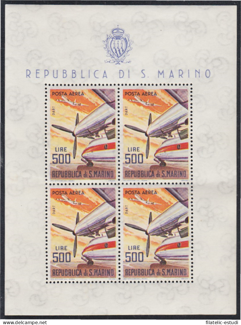 San Marino A- 137 1963/65 Aviones De Líneas Modernas MNH - Otros & Sin Clasificación