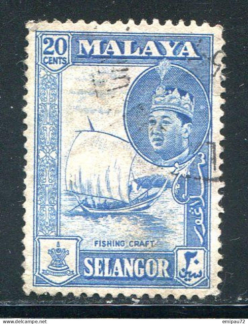 SELANGOR- Y&T N°85- Oblitéré - Selangor