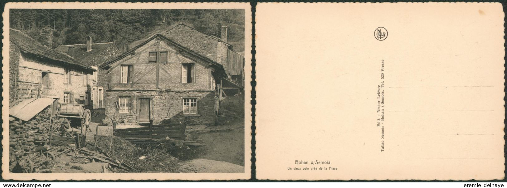 Carte Postale (grand Format) - Bohan-s-Semois : Un Vieux Coin Près De La Place - Vresse-sur-Semois