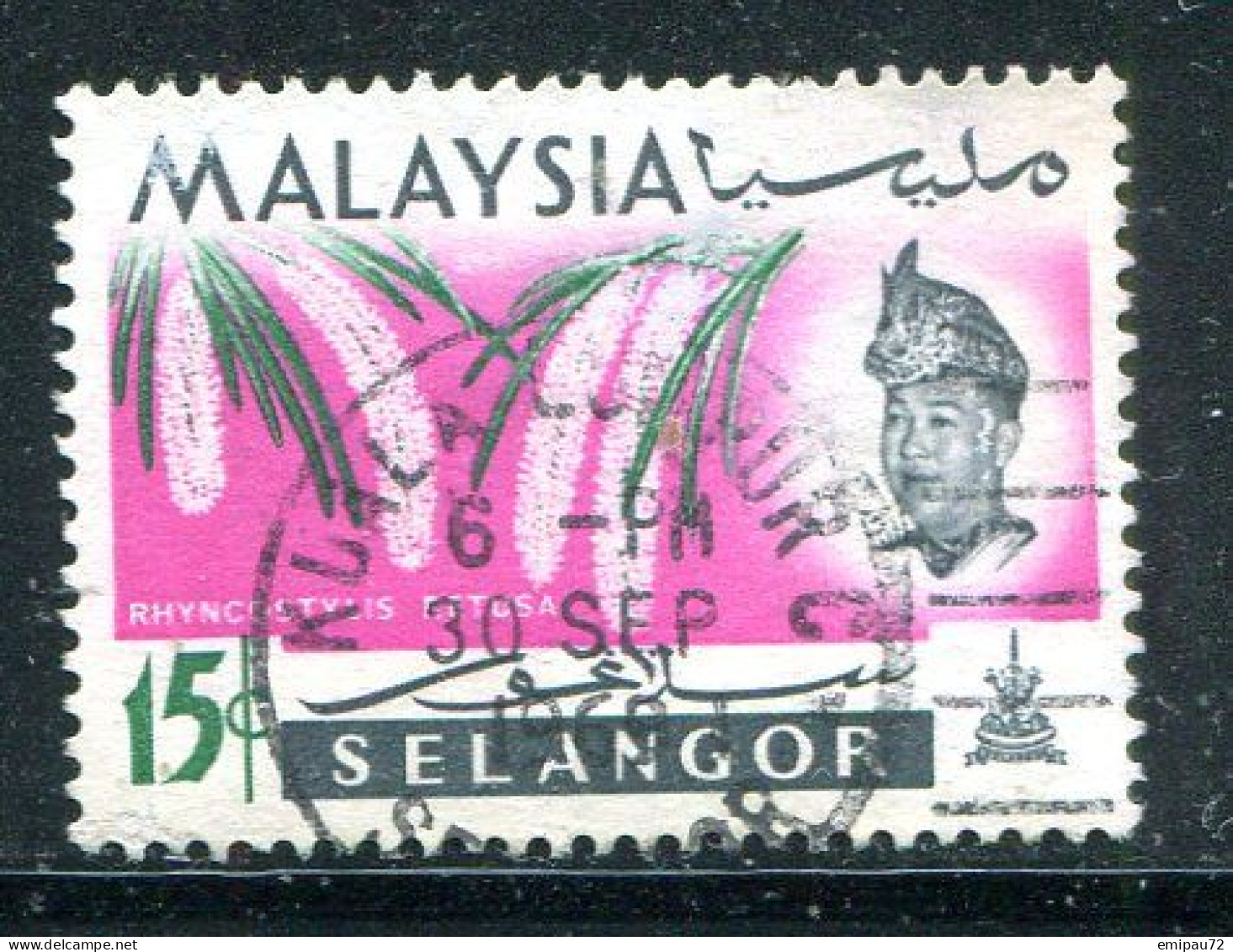 SELANGOR- Y&T N°91- Oblitéré - Selangor