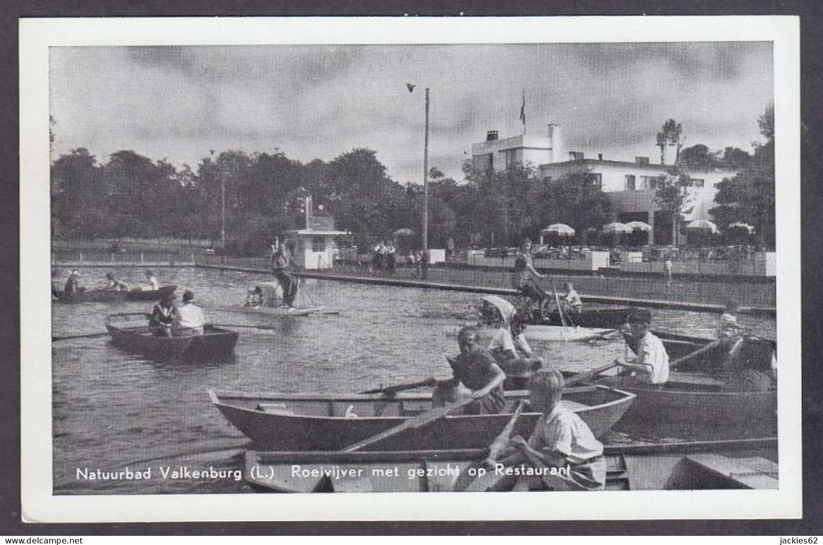 129636/ VALKENBURG, Natuurbad, Roeivijver Met Gezicht Op Restaurant - Valkenburg