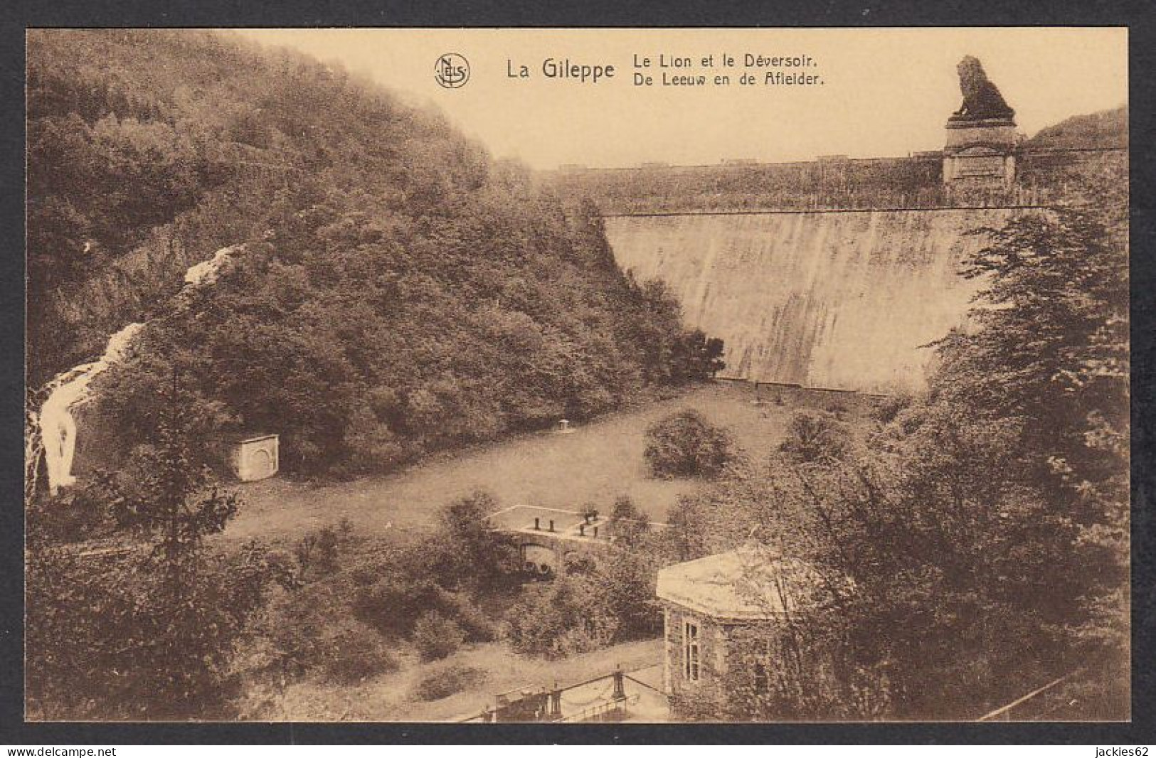 105068/ LA GILEPPE, Le Lion Et Le Déversoir - Gileppe (Barrage)