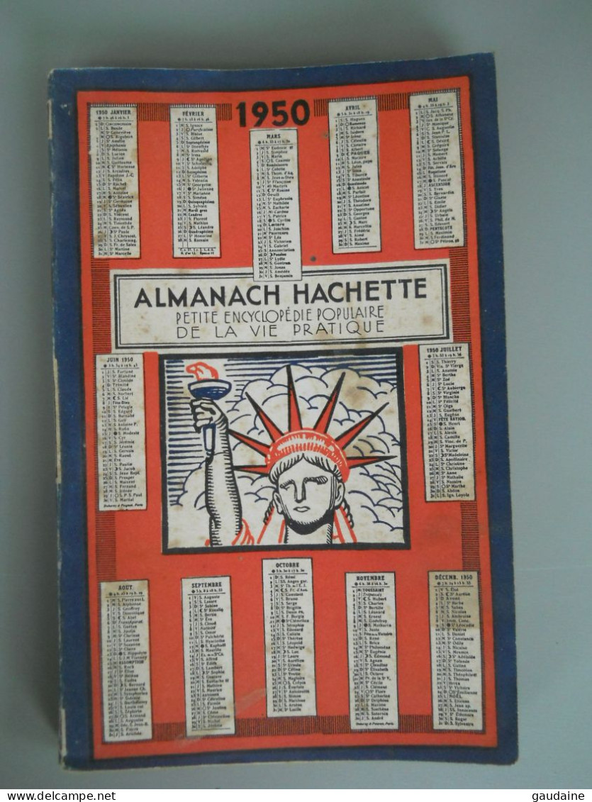 ALMANACH HACHETTE - 1950 - Petite Encyclopédie Populaire De La Vie Pratique - Encyclopaedia