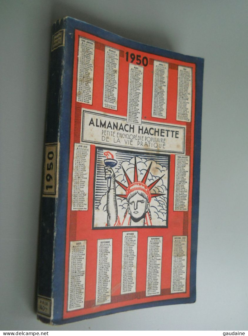 ALMANACH HACHETTE - 1950 - Petite Encyclopédie Populaire De La Vie Pratique - Encyclopaedia