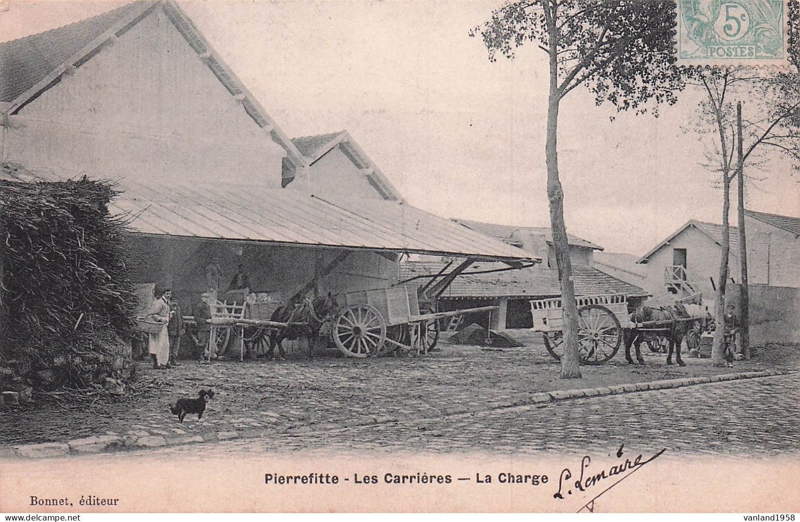 PIERREFITTE-les Carrières,la Charge - Pierrefitte Sur Seine