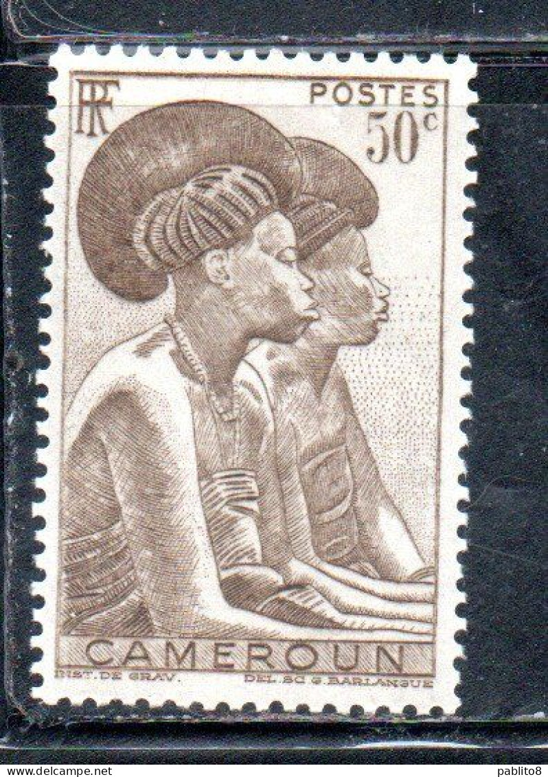 CAMEROUN CAMERUN 1946 TIKAR WOMEN 50c MNH - Neufs