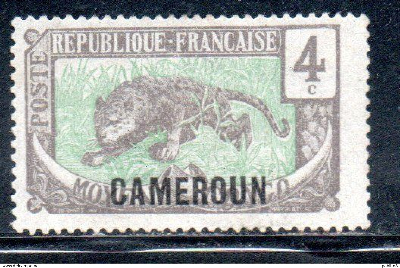 CAMEROUN CAMERUN 1921 CONGO STAMPS SURCHARGE OVERPRINTED PROVISIONAL FRENCH MANDATE 4c MH - Neufs