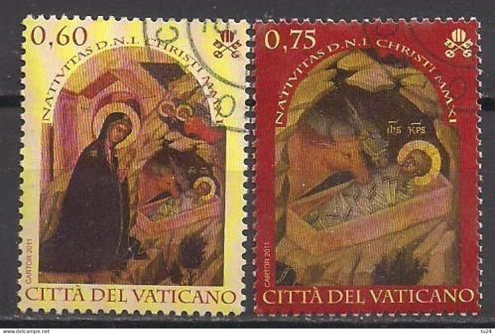 Vatikan  (2011)  Mi.Nr.  1728 + 1729  Gest. / Used  (5hf12) - Usados