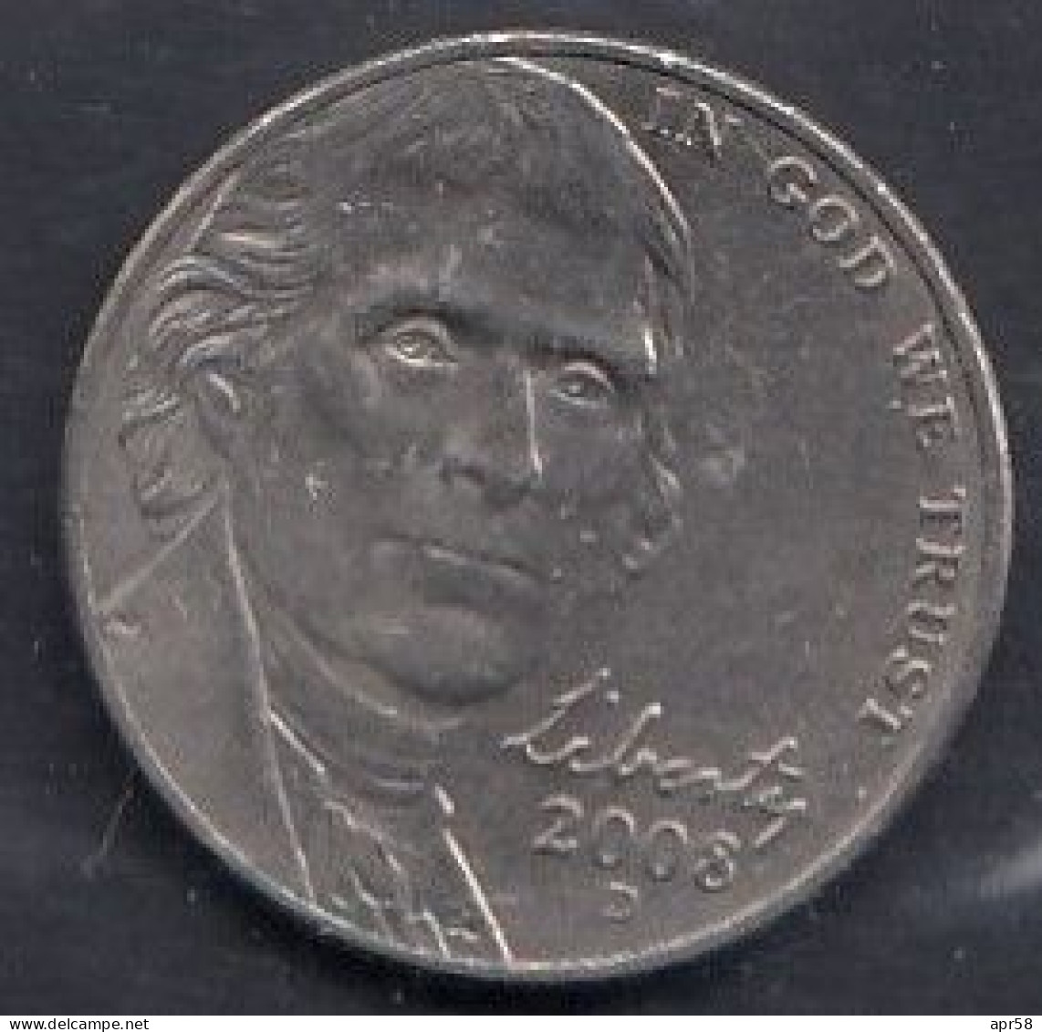 2008  5 Cents In God We Trust - Verzamelingen