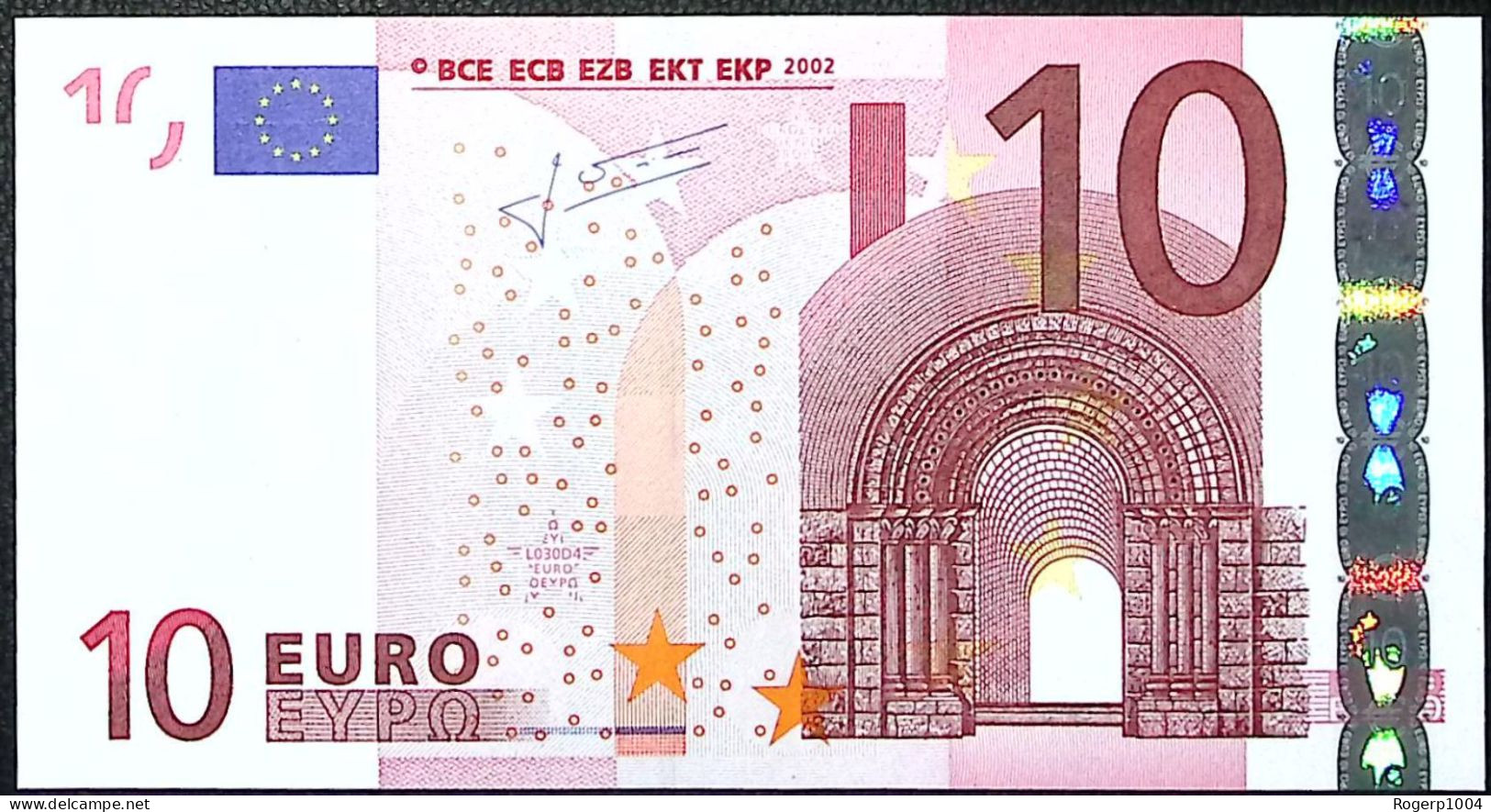 FRANCE * 10 Euros * 22/07/2008 * Etat/Grade NEUF/UNC * Tirage (U) L030 D4 - 10 Euro