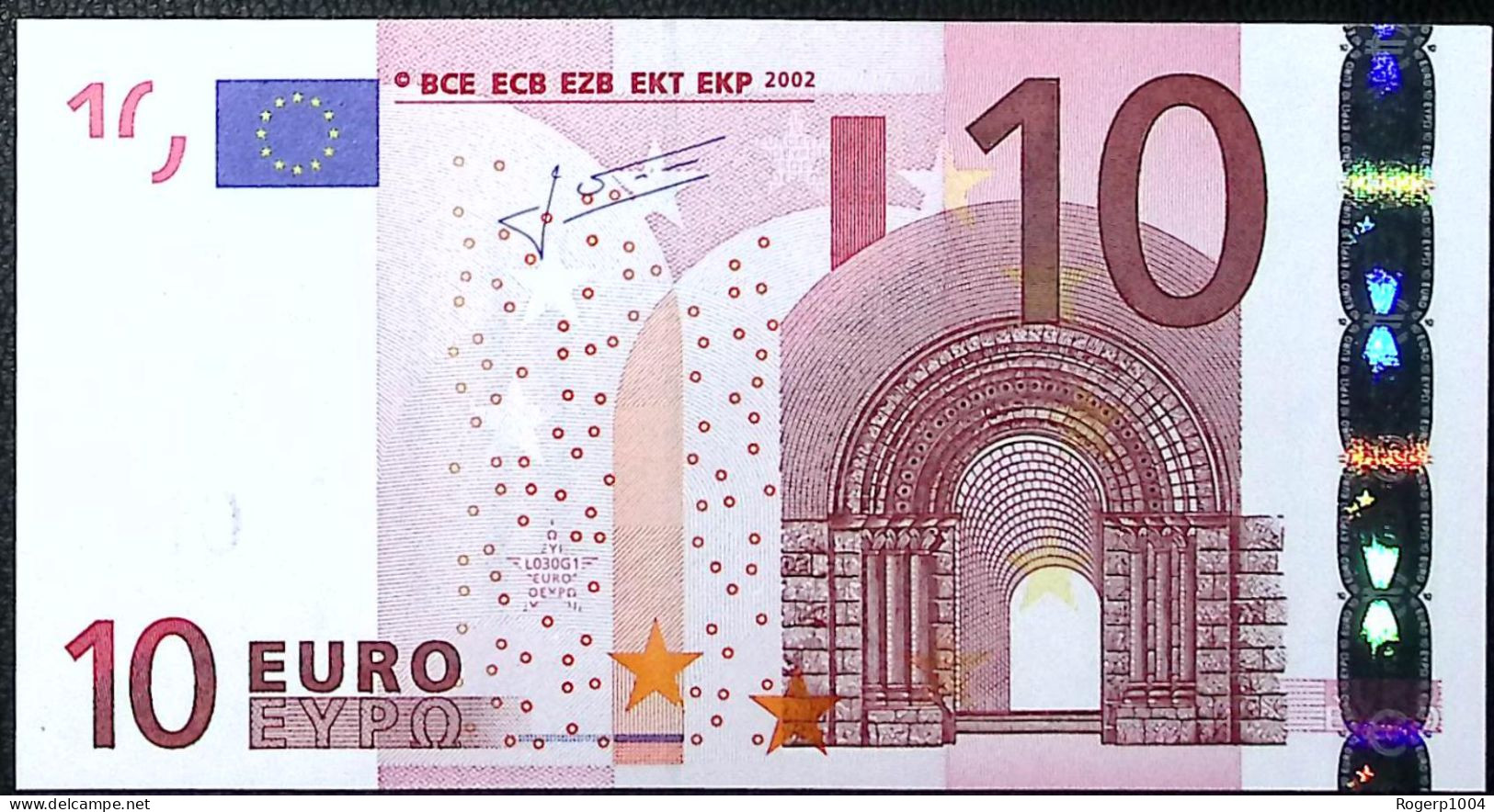 FRANCE * 10 Euros * 22/07/2008 * Etat/Grade NEUF/UNC * Tirage (U) L030 G1 - 10 Euro