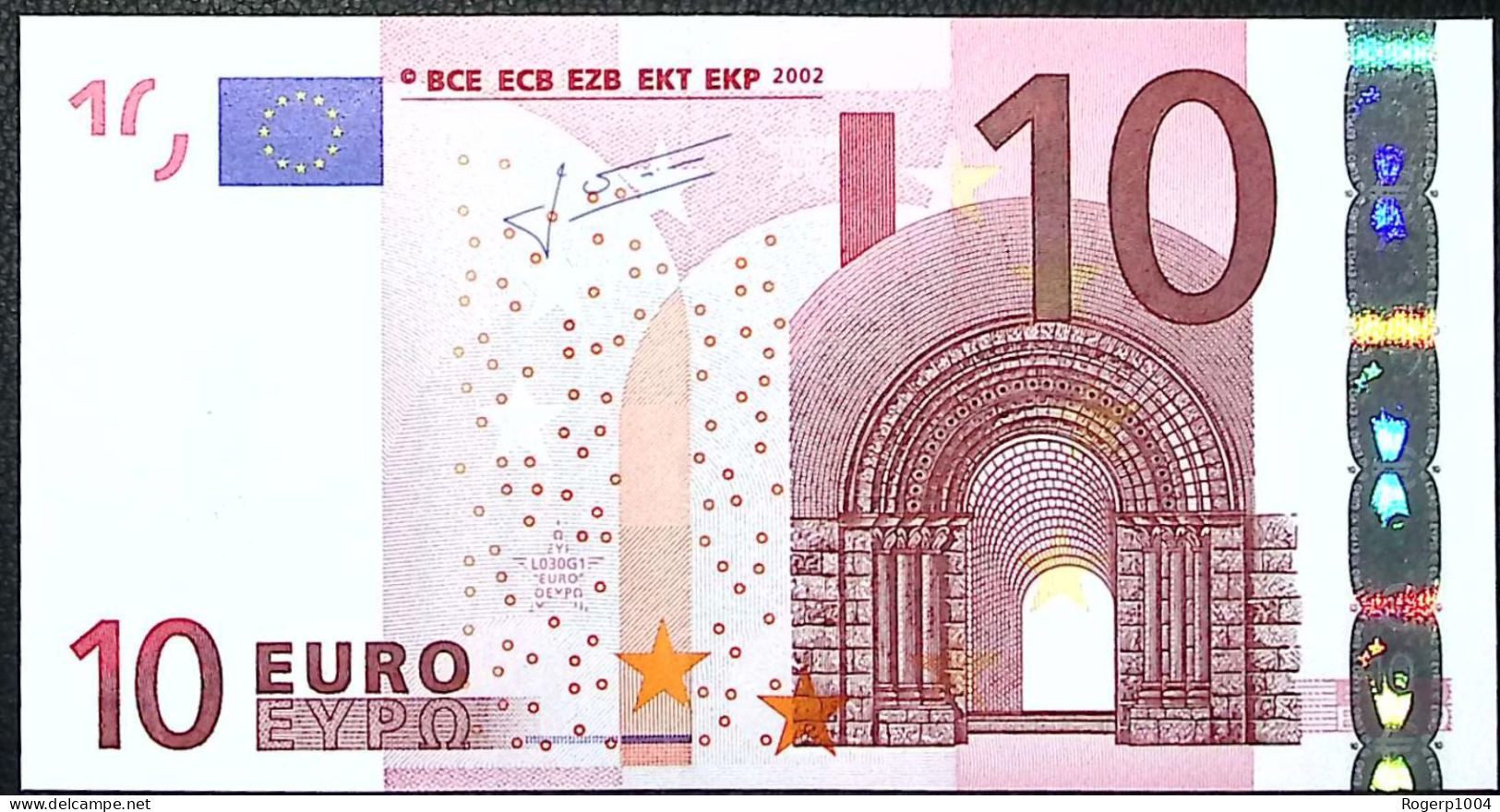 FRANCE * 10 Euros * 22/07/2008 * Etat/Grade NEUF/UNC * Tirage (U) L030 G1 - 10 Euro