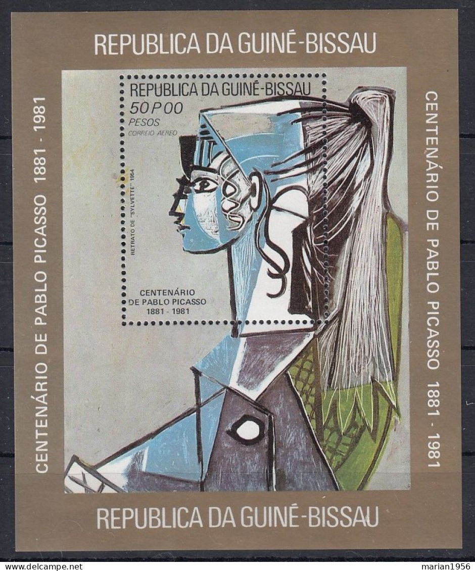 Guinea-Bissau 1981 - Peinture - PABLO PICASSO - BL + BF - MNH - Picasso