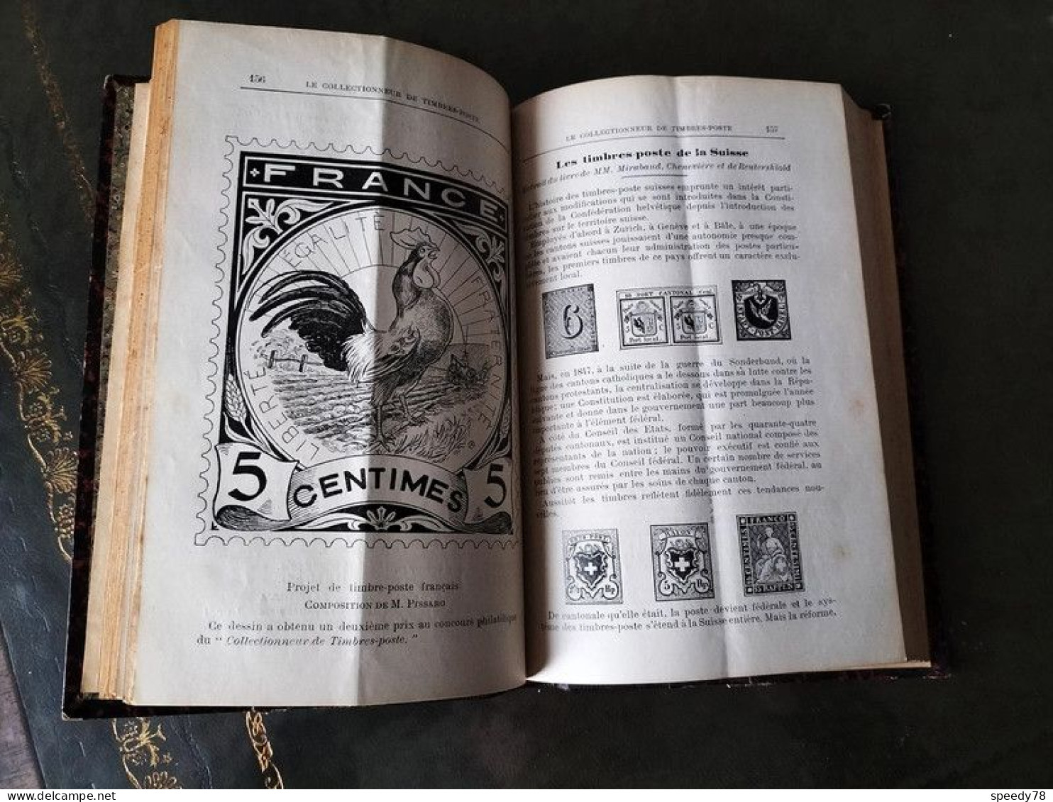 Timbre De France - Livre LE COLLECTIONNEUR Sur Les Timbres Poste De 1900 (voir Photos) - Sonstige & Ohne Zuordnung
