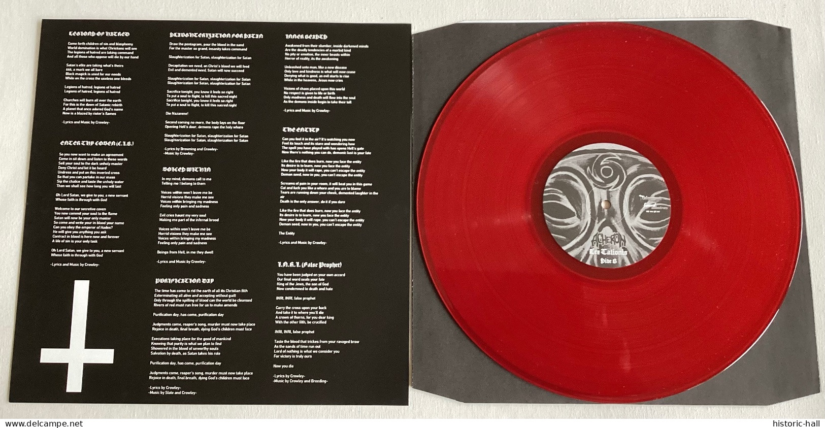 ACHERON - Lex Talionis - LP - 1994/12 - Red 400ex - Hard Rock & Metal