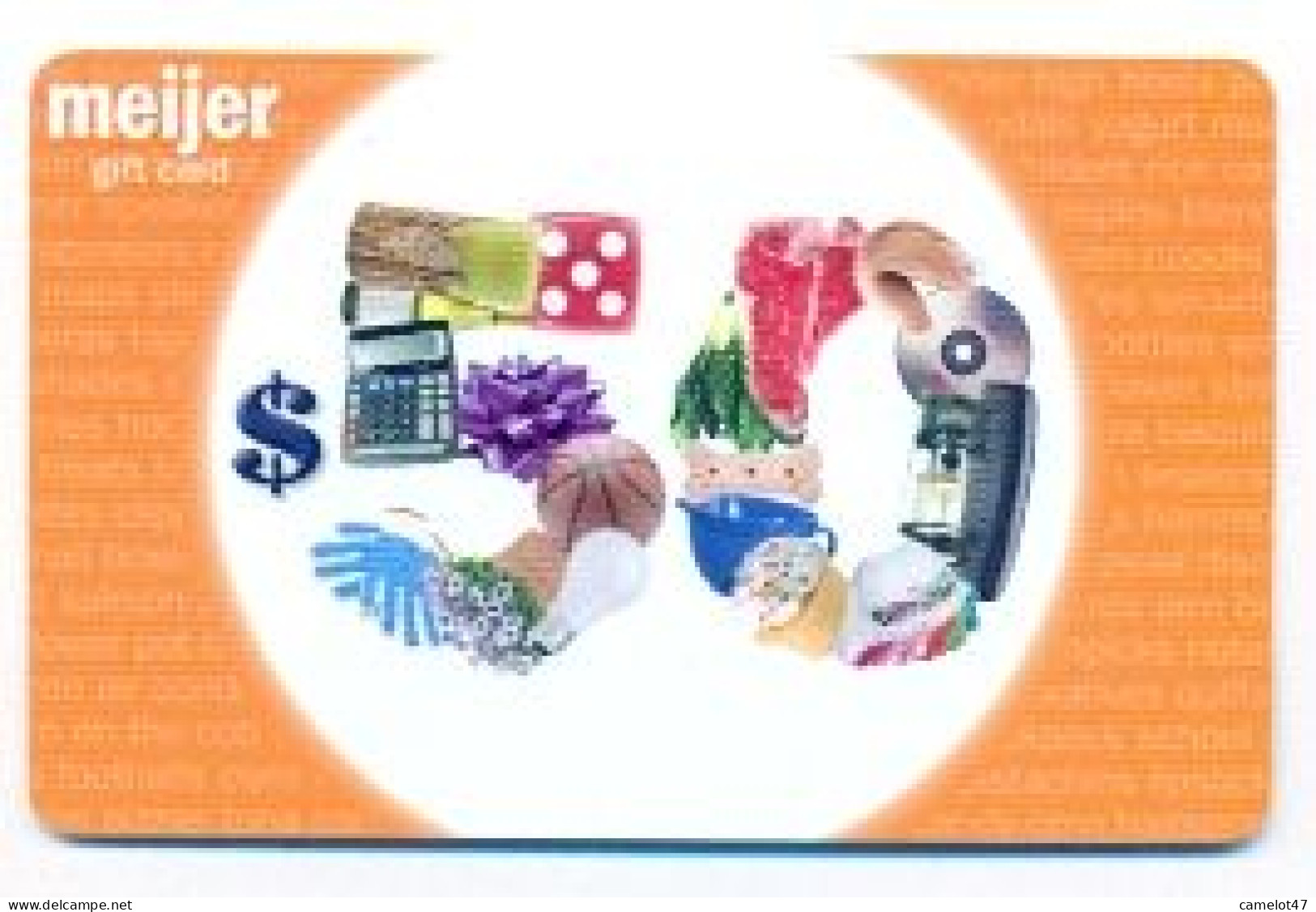 Meijer  U.S.A. Carte Cadeau Pour Collection, Sans Valeur, # Meijer-19 - Cadeaubonnen En Spaarkaarten