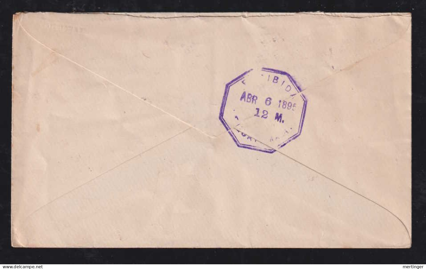 Guatemala 1895 Uprated Stationery Envelope GUALAN Overprint Stamps - Guatemala