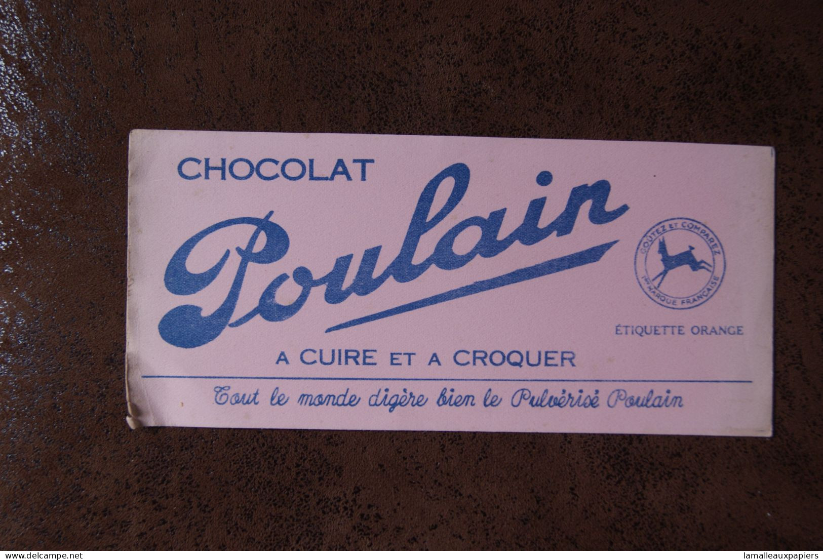 Buvard Chocolat POULAIN - Chocolat