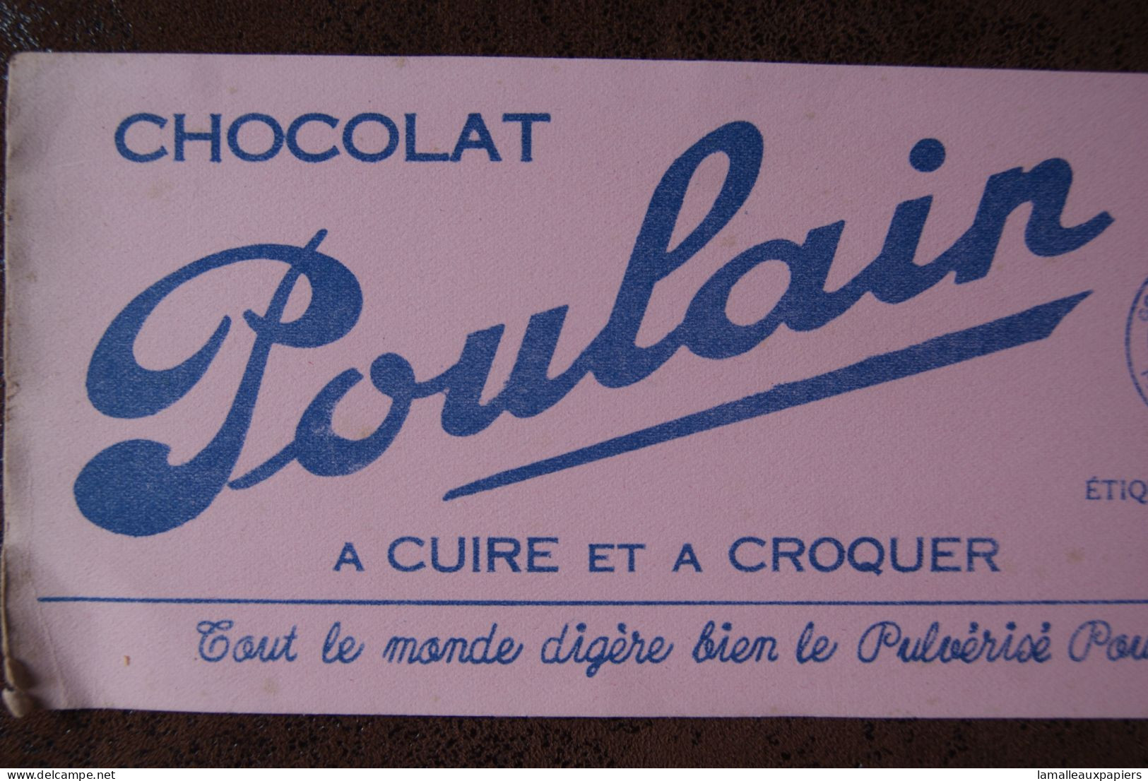 Buvard Chocolat POULAIN - Chocolat