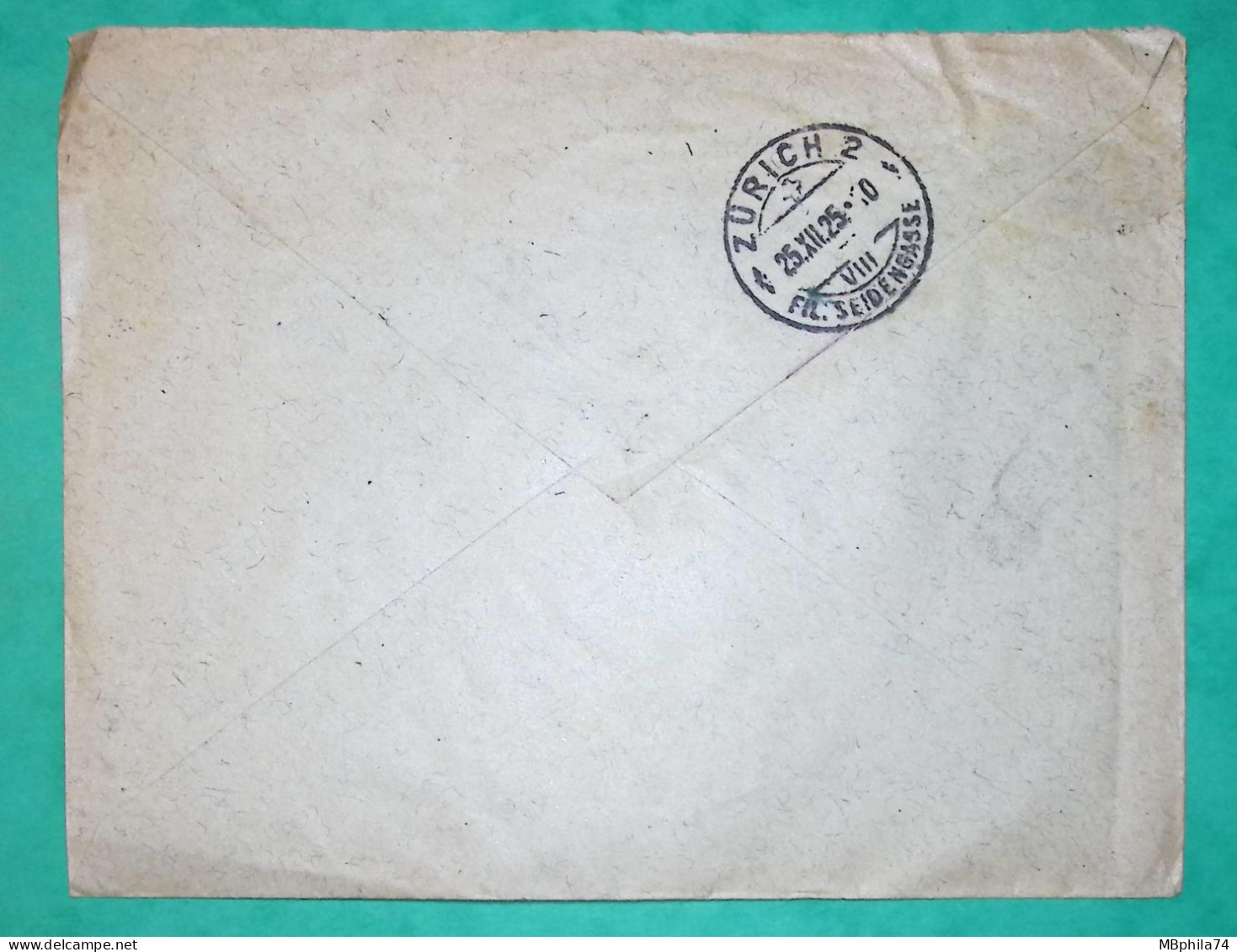 1F PRINCIPAUTE DE MONACO X2 RECOMMANDE POUR ZURICH SUISSE 1925 LETTRE COVER - Brieven En Documenten