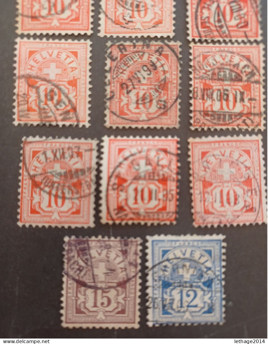 SVIZZERA SWITZERLAND FROM 1862 HELVETIA TO 1960 BIG STOCK MIX SERVICE AIRMAIL PRO JUVENTUE FRAGMANT 90 SCANNERS -- GIULY